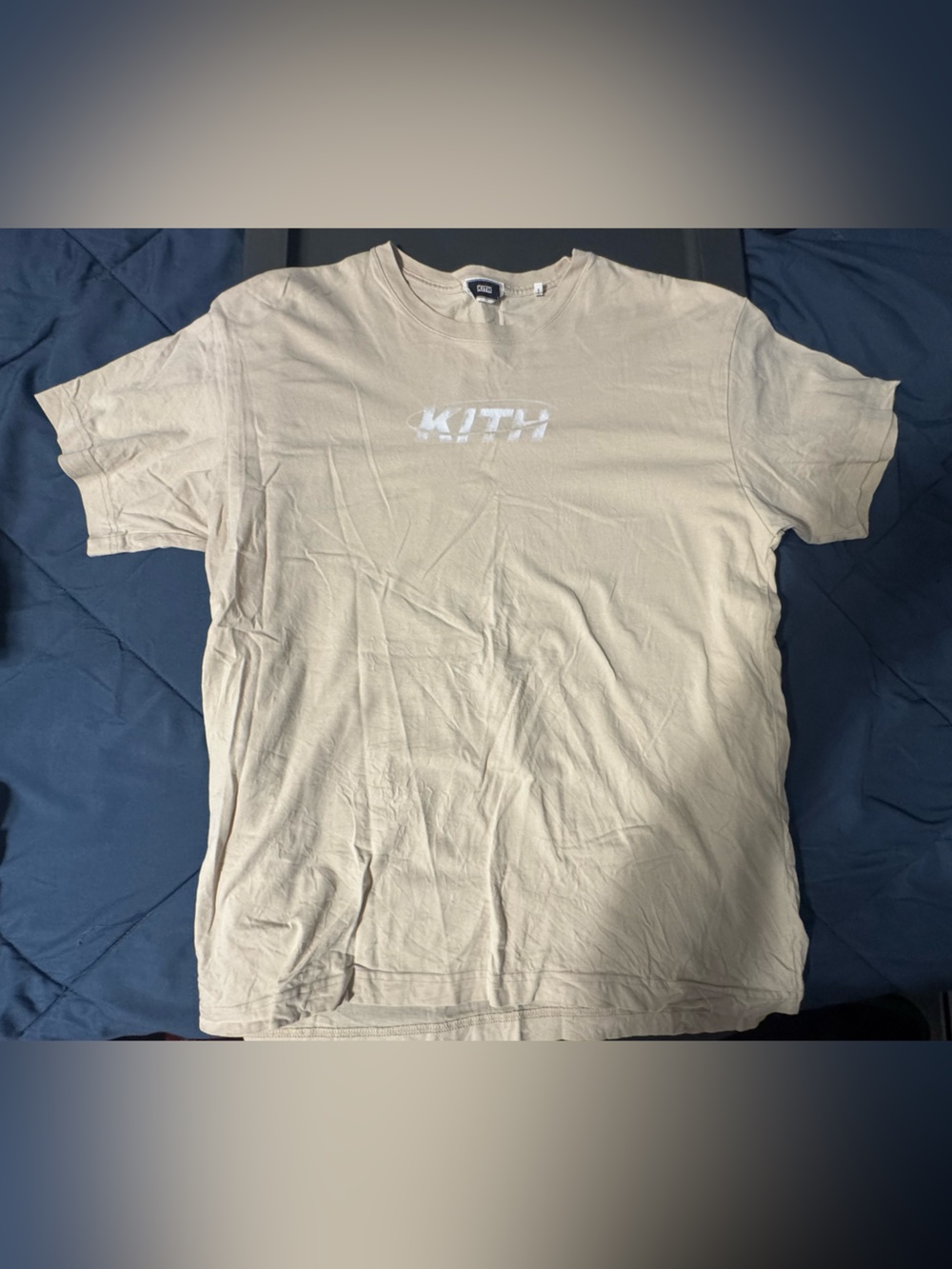 Kith Men's Sand Logo Short Sleeve Tee